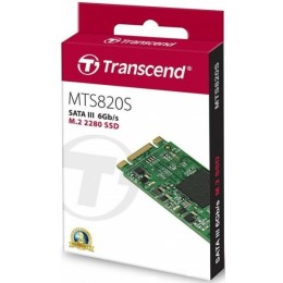 Твердотельный диск 480GB Transcend MTS820, 3D NAND, M.2, SATA III [R/W - 560/520 MB/s]